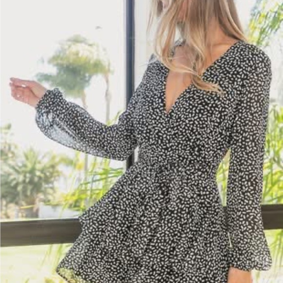 Chiffon Dalmatian Print Romper Sz M NWTs - Picture 1 of 4